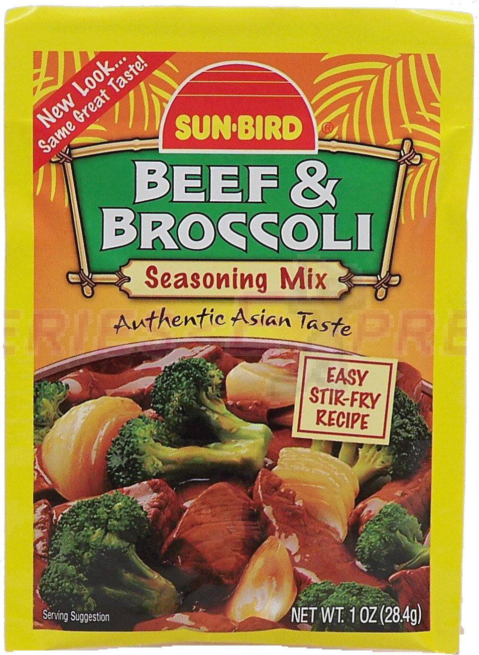 Sunbird  beef & broccoli authentic oriental seasoning dry mix Full-Size Picture